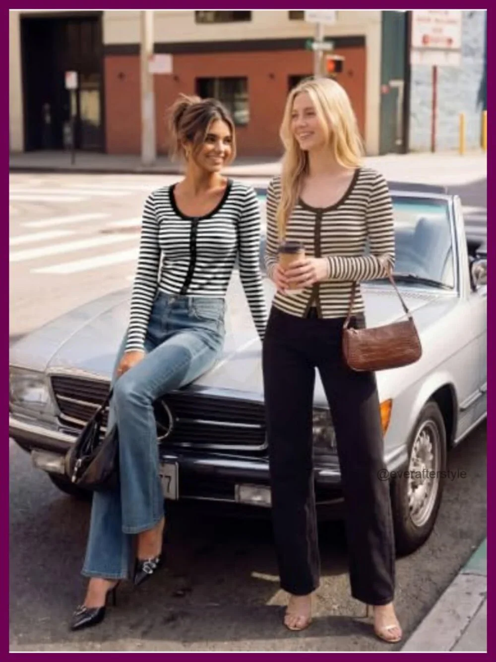 Women's Ribbed Knit Button Up Cardigan Cropped Sweater Top
